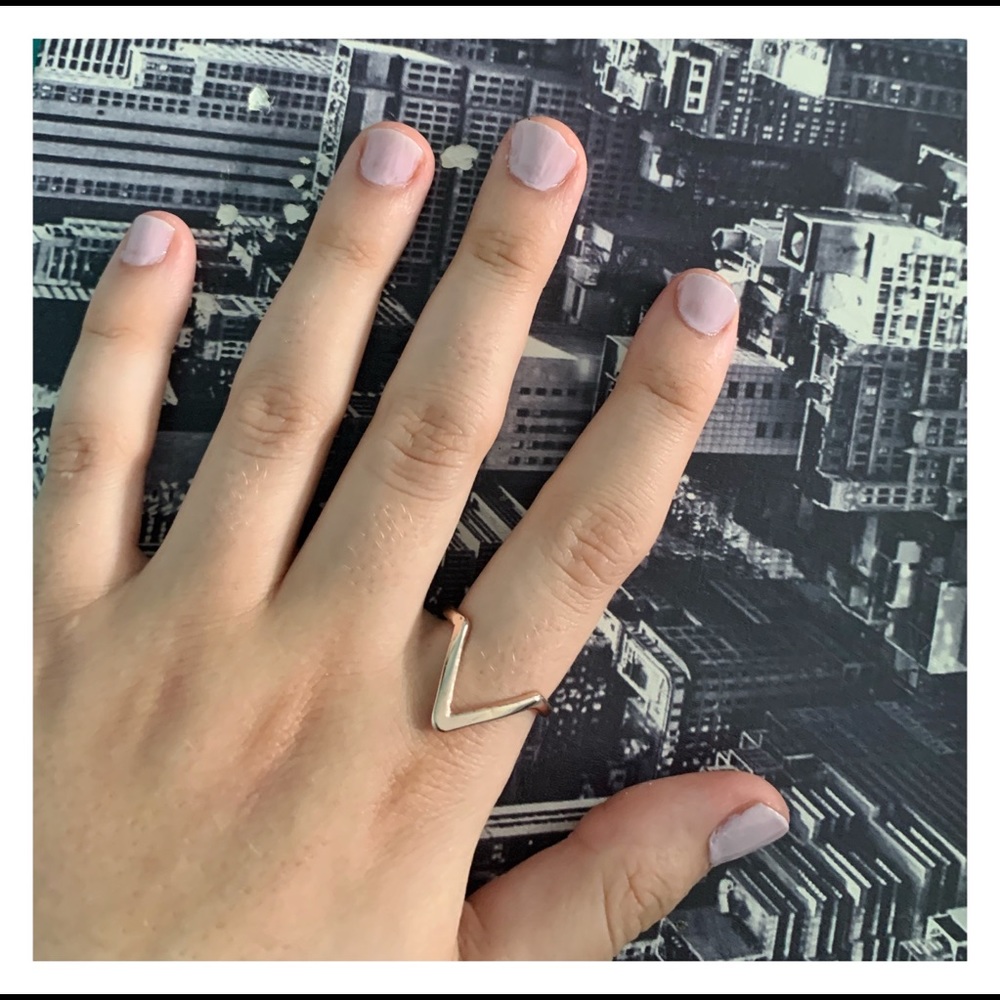 6 Piece Gold Sign Ring Set